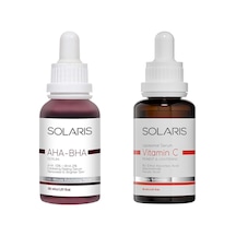 Solaris Cilt Tonu Eşitleyici Aha-Bha Canlandırıcı Serum 30 ML + Leke Karşıtı Vitamin C Serum 30 ML