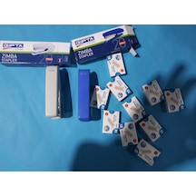 Zımba Makinası Mini Temat 1 Adet + 10 Kutu Zımba Teli Delta