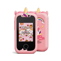 Çocuk Telefonu, 3 4 5 6 7 8 9 10 11 12 Yaşındaki Kız/erkek Çocuklar İçin Oyuncak Telefon, Dokunmatik Ekranlı Telefon