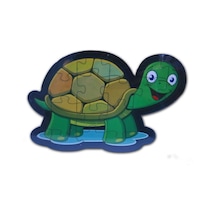 Kaplumbağa Şekilli Ahşap Puzzle Yapboz Yeni Ürün