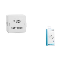 S-lınk Sl-vhc10 Vga To Hdmı Mini Çevirici Adaptör
