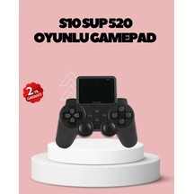 Hdmı Tv Bağlantılı S10 Gamepad 520 Oyunlu 2025 Seri Oyun Konsolu Çok Renkli
