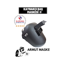 Sağdıç Saraciye Kaynakçı Armut Tip Baş Kaynak Maskesi Camsız armu