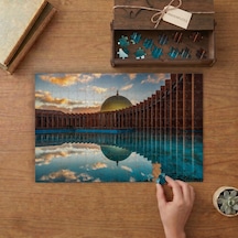 Kubbetü S-sahre Kudüs Tasarımı 240 Parça Ahşap Puzzle Ahşap Kutuda Mpy40315