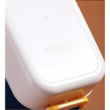 1600ml Lunchbox 2 Katlı Çelik Sefer Tası Yemek Kutusu Mor Açık