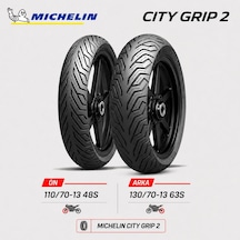 Michelin City Grip 2 110/70-13 48s - 130/70-13 63s Ön Arka Motosiklet Lastik Takımı