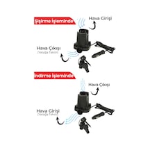 Havuz Şişme Yatak Pompası Çakmaklıklı Aksesuarlı