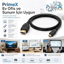 Px-1121-5 Micro Hdmı To Hdmı Kablo, 5 Metre 1080p Full Hd Hdmi Görüntü Ve Ses Aktarım Kablosu, Micro Hdmi Type-d Kamera Tablet Mini Laptop Raspberry Pi Tv Monitör Projeksiyon Bağlantı Kablosu