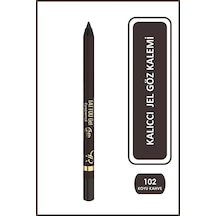 Tattoo Gel Eyepencil No: 102 Dark Brown - 24 Saat Kalıcı Suya Dayanıklı Jel Göz Kalemi