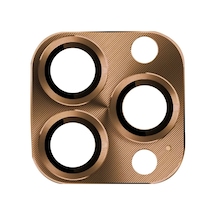 Apple İphone 16 Pro Max Uyumlu Pers Alüminyum Kamera Lens - Desert