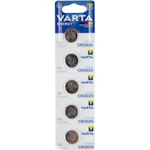 Varta CR2025 3V Lityum Düğme Pil 5'li