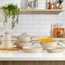 Schafer New Range 11 Parça Granit Çeyiz Seti Beyaz