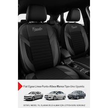 Formentor Tay Tüyü Oto Koltuk Kılıfı Fiat Egea-linea-punto-albea-marea-tipo-uno Uyumlu Carbon
