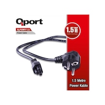 Qport Q-Powy1.5 1.5Mt Notebook Power Kablo