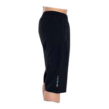 Crozwise Erkek Kapri Spor Lycra 8040 Siyah