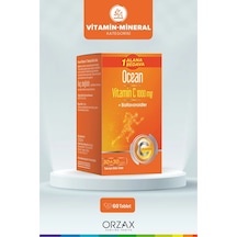 Ocean Vitamin C 1000 Mg Takviye Edici Gıda 2 x 30 Tablet
