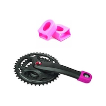 Bisiklet Aynakol Kılıfı Takımı Crank Boot Pembe
