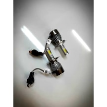 H4 Beyaz Işık Led Xenon Far Ampulü Şimşek Etkili / 10