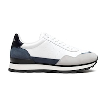 Lufian 111230302 Leo Sneaker Erkek Deri Ayakkabı Gri