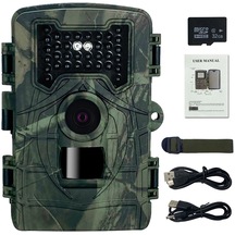 Hallow-36mp 1080p Gündüz Gece Fotoğraf Videosu Çekme Kamerası Yeşil Ordu