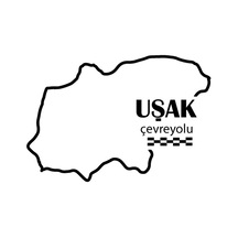 Uşak Çevreyolu Sticker-miyrem Oto-motor-laptop-duvar-dekor 12 X 9 Cm