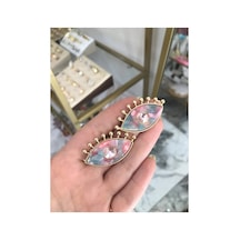 Renkli Göz Model Küpe Çok Renkli