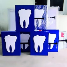 Diş Tabelası 70X50 Cm Işıklı