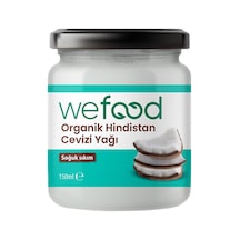 Wefood Organik Hindistan Cevizi Yağı 150 ml (Soğuk Sıkım)
