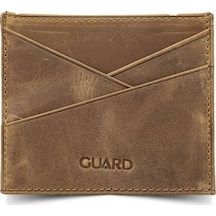 Guard Antik Taba Hakiki Deri Kartlık
