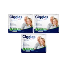Giggles Hasta Bezi Yetişkin Bel Bantlı Tekstil Yüzey L 90 Adet L