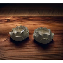 Bernami Biblo Pinterest Lotus Mumluk Ve Mumlu Yollanır Şamdanlık Mumluk - 2 Adet