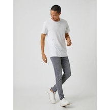 3SAM40025ND Koton Super Skınny Erkek Jean Pantolon GRİ Gri
