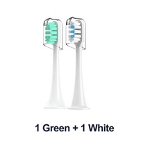 1white1green-xiaomi Mijia T300 T500 T700 Sonic Elektrikli Diş Fırçası Dupont Kıl Fırça Bireysel Paket İçin Değiştirileb