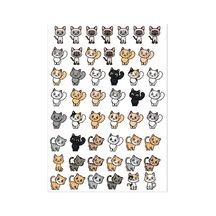 Minimal Kediler Sticker Set 2
