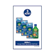 Möller's Omega-3 Balık Yağı Şurubu Tutti Frutti 150 Ml 3 Adet