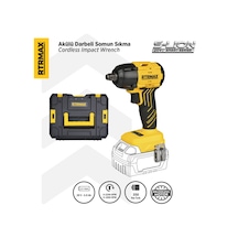 Rtrmax RTS5030B Şarjlı Somun Sıkma Makinası Kömürsüz 1/2'' 350 Nm - Akü Hariç