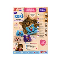 Koki Peluş Kedi Oyuncağı Matatabi İçerikli, Dayanıklı, Kediler İçin Eğlenceli Oyuncak