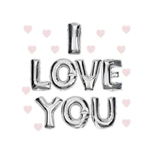 Ers I Love You Folyo Balon Gümüş Renk 35 Cm