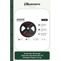 Premium Bireysel Aktivite Hareket Op-25 Olimpik Plaka 25 Kg