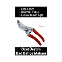 Özel Üretim Bağ Ağaç Budama Makası Üzüm Bahçe Çiçek Gül Bitki Narenciye Eğri Dal Kesme Aleti
