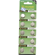 Tianqiu AG10 LR1130 389A Alkalin Düğme Pil 10'lu