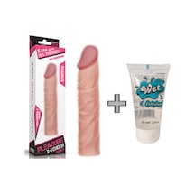 Truva Shop Lovetoy X-Tender Realistik Uzatmalı Penis Kılıfı + Jel