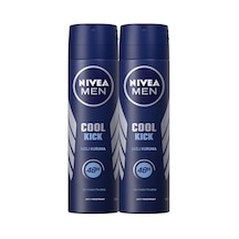 Nivea Men Cool Kick Erkek Sprey Deodorant 2 x 150 ML