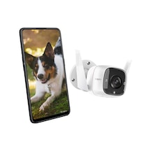 Tp-link Tc65, 2k 3mp, Hareket Algılama, Ip66 Su Geçirmez, 30m Gece Görüşü, Çift Yönlü Ses, Bulut/yerel Depolama, Sesli Ve Işıklı Alarm, Dış Mekan Wi-fi/ethernet Güvenlik Kamerası