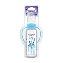 Hanymish Kulplu Cam Biberon 240 ML - Mavi