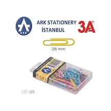 Ark 3a Pvc Kaplı Renkli Ataş Seti 28 Mm 2 Adet