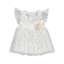 Civil Baby Kız Bebek Elbise 6-18 Ay Ekru 268131340Y21-1
