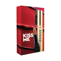 Avon True Lash Genius Maskara 5 Etkili Maskara Blackest Black + Kiss Me Ultra Mat Ruj Marvellous Mocha
