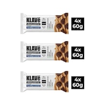 Yüksek Protein Bar Kakaolu & Kurabiye Aromalı - 60g X 12 Adet - 15g Protein, Vegan Ve Glutensiz - 872886812