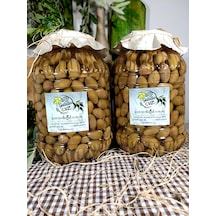Aydın Yöresi Kalamata Cinsi İri Boy Sofralık Tatlandırılmış Kırma Yeşil Zeytin 6 Kg